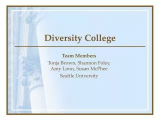 Diversity College