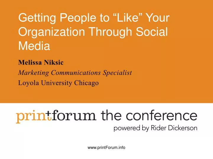 getting people to like your organization through social media