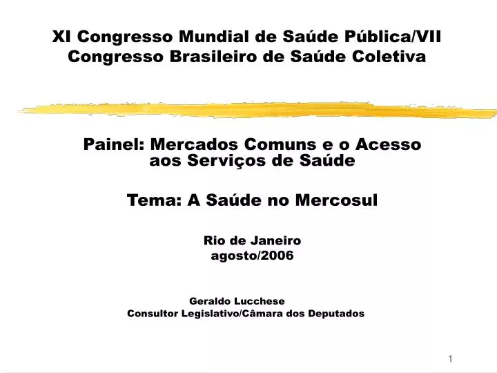xi congresso mundial de sa de p blica vii congresso brasileiro de sa de coletiva