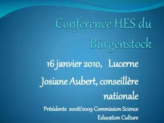 conf rence hes du b rgenstock