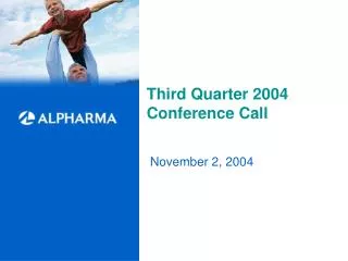 Third Quarter 2004 Conference Call