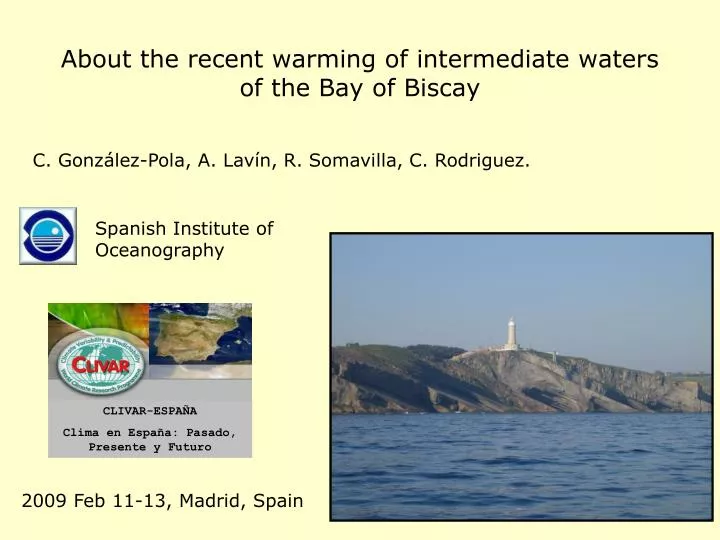 about the recent warming of intermediate waters of the bay of biscay