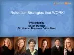 Retention Strategies for a Thriving Workplace - slide 1