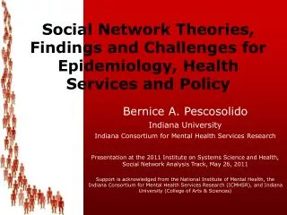 Social Network Theories, Findings and Challenges for Epidemiology, Health Services and Policy