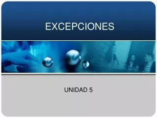 excepciones