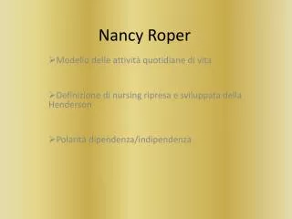 Nancy Roper