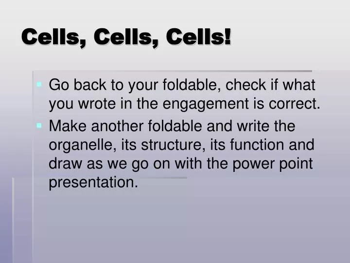 cells cells cells