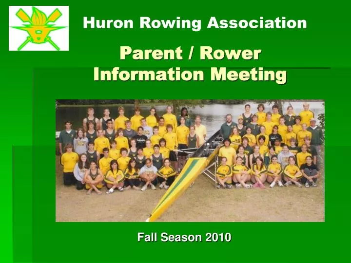 parent rower information meeting