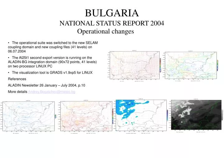 bulgaria national status report 2004