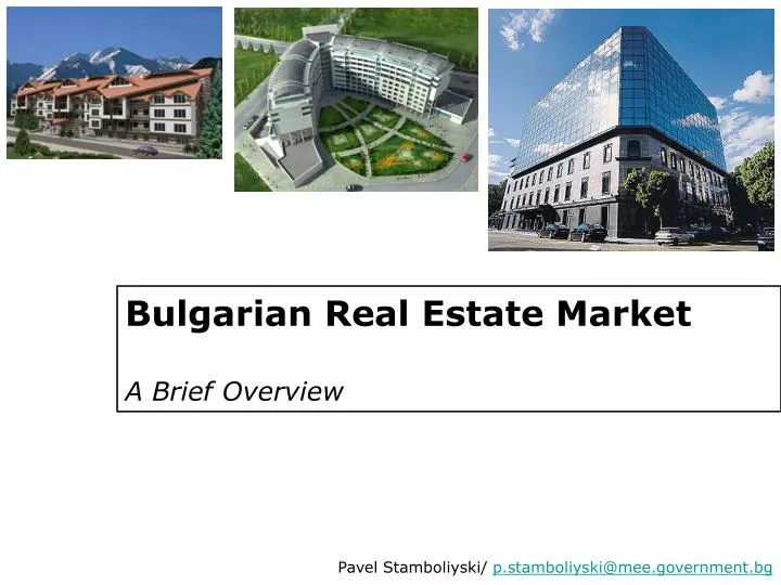 bulgarian real estate market a brief overview