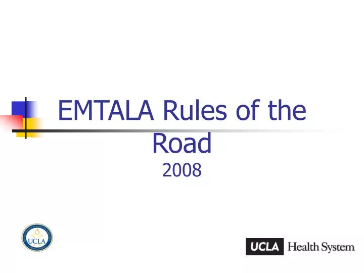 emtala rules of the road 2008