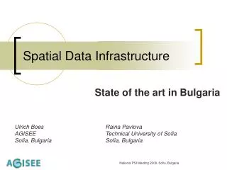 Spatial Data Infrastructure