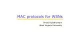 MAC protocols for WSNs - slide 1