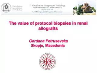 The value of protocol biopsies in renal allografts