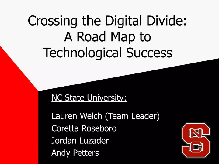 crossing the digital divide a road map to technological success
