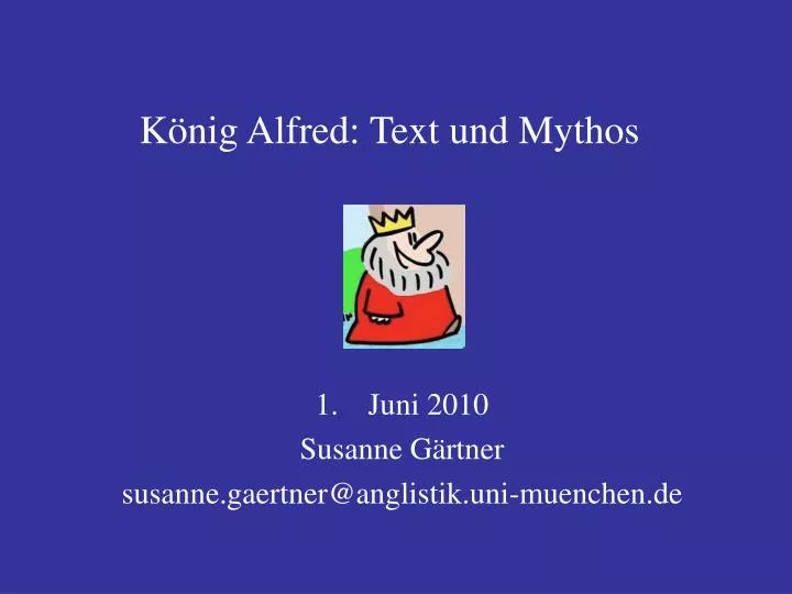 k nig alfred text und mythos