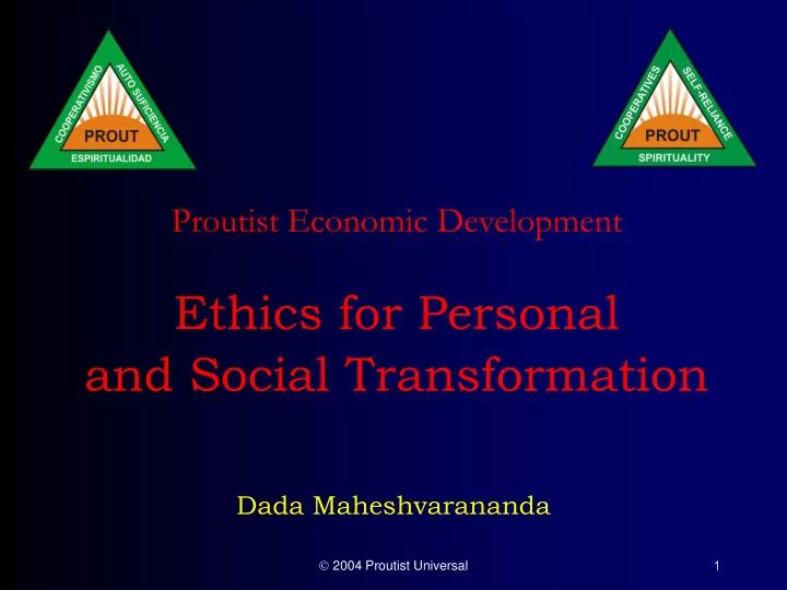 proutist economic development ethics for personal and social transformation