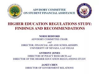 ADVISORY COMMITTEE ON STUDENT FINANCIAL ASSISTANCE