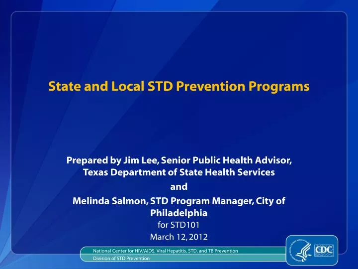 state and local std prevention programs