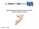 The Good , the Bad , and the - slide 1