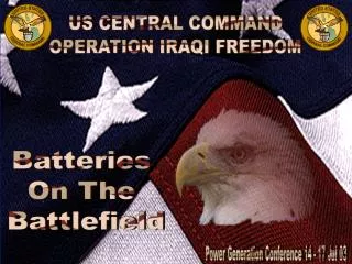 US CENTRAL COMMAND OPERATION IRAQI FREEDOM