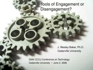 Tools of Engagement or Disengagement?