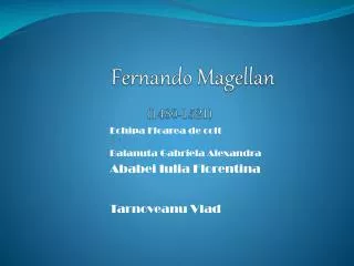 fernando magellan 1480 1521
