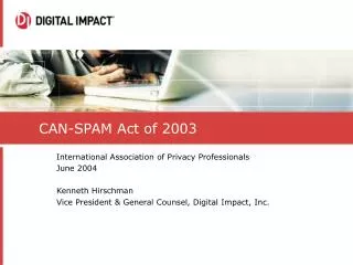 CAN-SPAM Act of 2003
