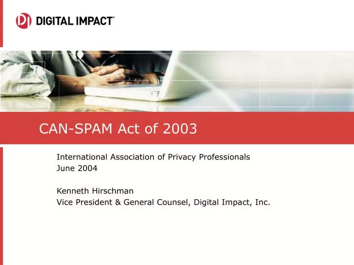 can spam act of 2003