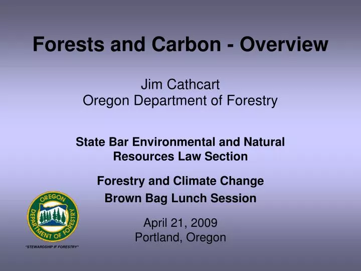forests and carbon overview