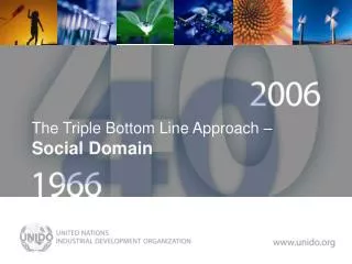 The Triple Bottom Line Approach – Social Domain