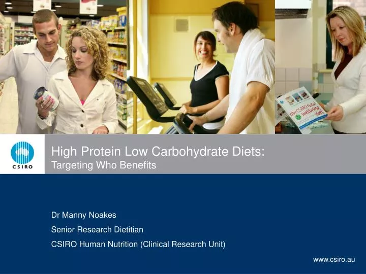 high protein low carbohydrate diets targeting who benefits