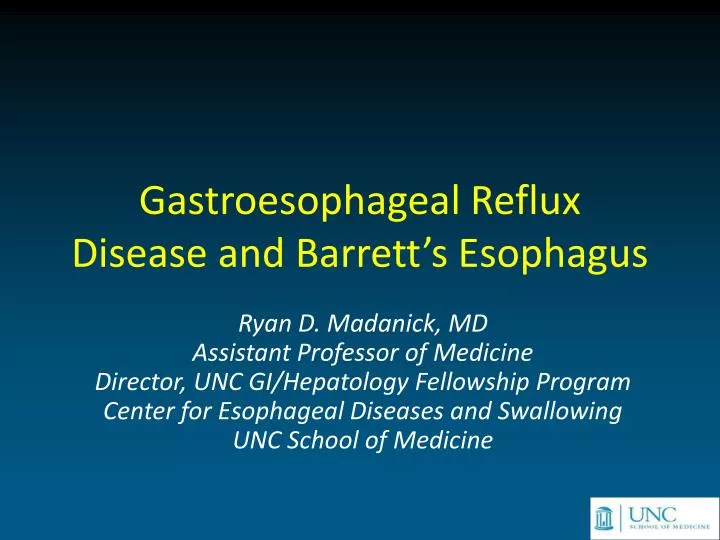 gastroesophageal reflux disease and barrett s esophagus