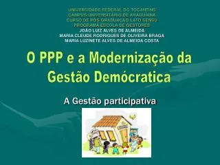 a gest o participativa