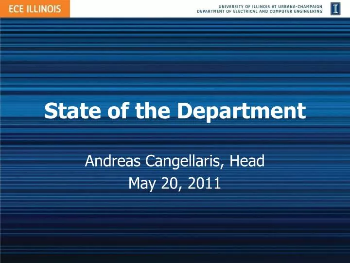 state of the department