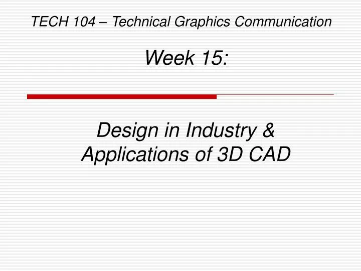 tech 104 technical graphics communication