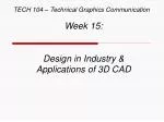 TECH 104 – Technical Graphics Communication - slide 1