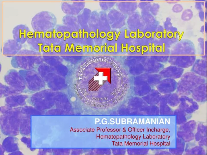 hematopathology laboratory tata memorial hospital