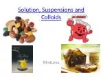 Solution, Suspensions and Colloids - slide 1