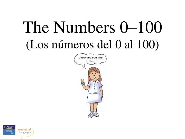 the numbers 0 100