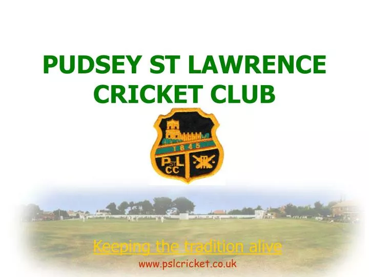 pudsey st lawrence cricket club