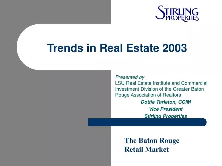 trends in real estate 2003