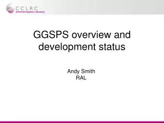 GGSPS overview and development status