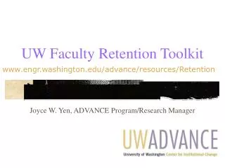 UW Faculty Retention Toolkit