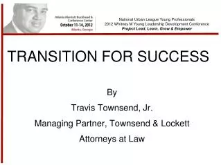 TRANSITION FOR SUCCESS