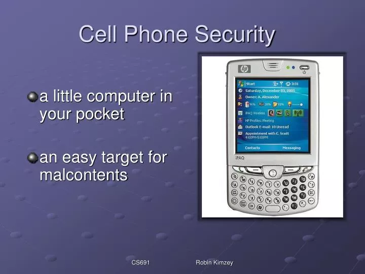 cell phone security