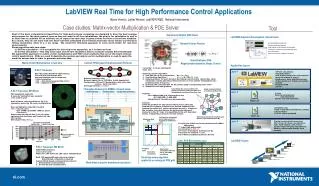 LabVIEW Real Time for High Performance Control Applications