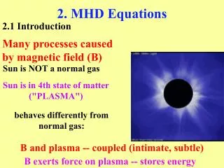 2. MHD Equations