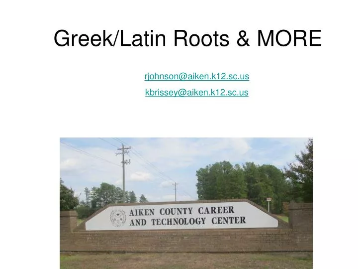 greek latin roots more