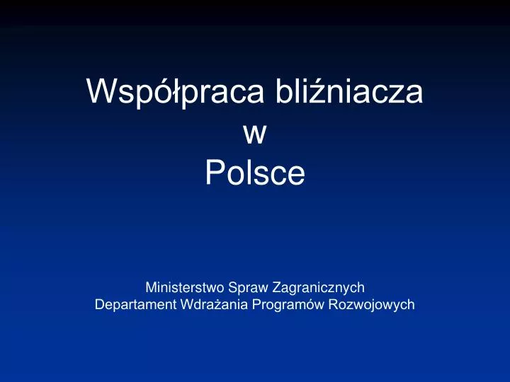 wsp praca bli niacza w polsce